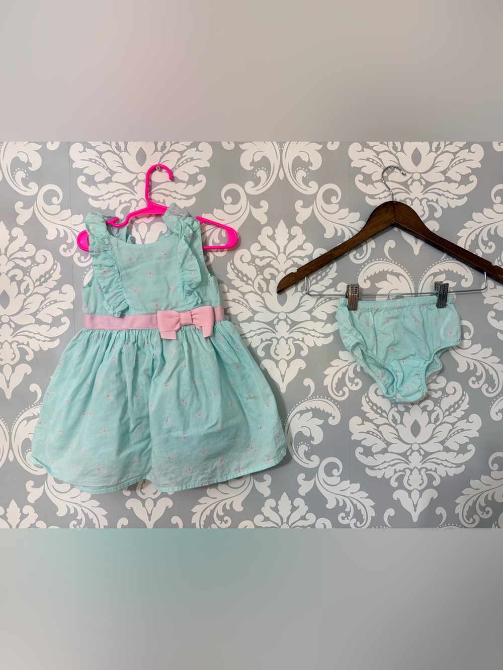 💫4/$25 • Emma’s Garden Hummingbird Print Cotton Dress
